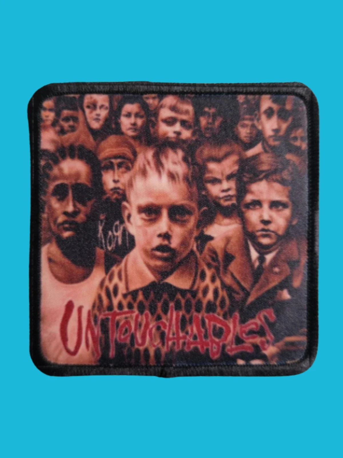 Patch Korn - Untouchables - Imprimé - Carré de 7,5 x 7,5 centimètres